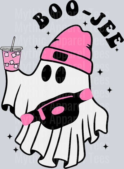Spooky Season Cute Ghost Halloween Costume Boujee Boo-Jee T-Shirt (1)