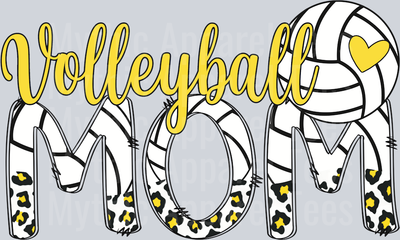 Volleyball Mom DTF Volleyball Transfers