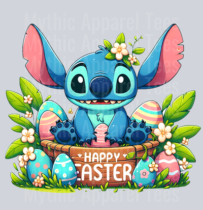 Stitch Easter Transfer 3 DTF Stitch Easter Transfers
