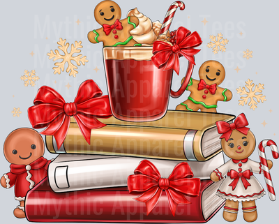 Christmas book cookie man