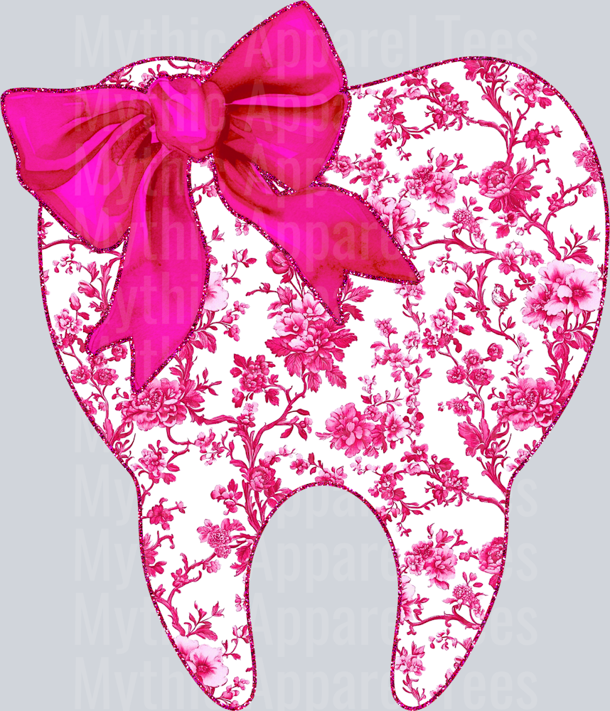 Pink Toile Tooth