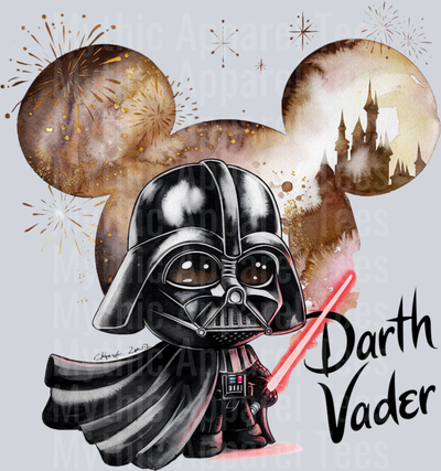 Darth Vader 2 Disney DTF Star Wars Transfers