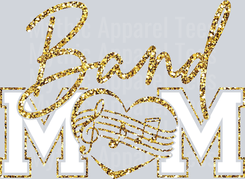 bandmomfrontgoldglitterandwhite