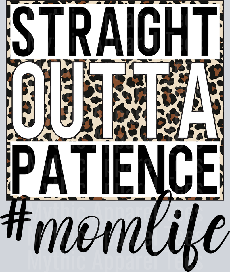 straight outta patience