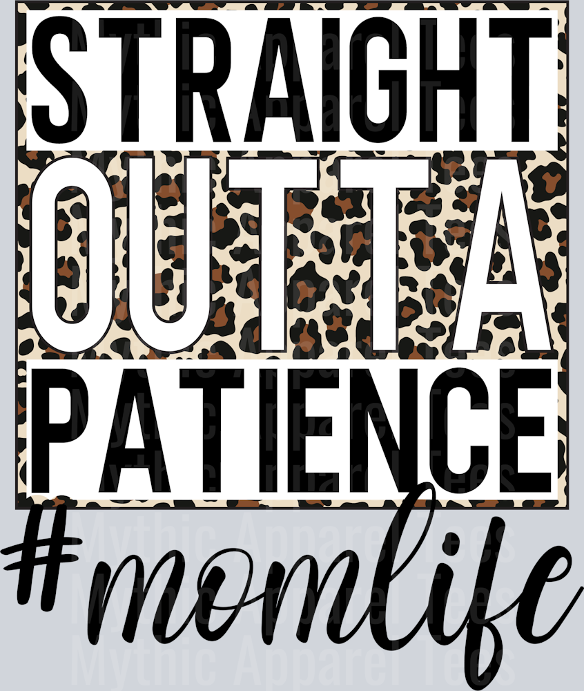 straight outta patience