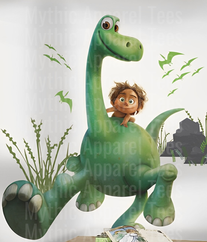 Arlo and Spot The Good Dinosaur Pixar Running Adventure with Pterodactyls and Prehistoric Landscape