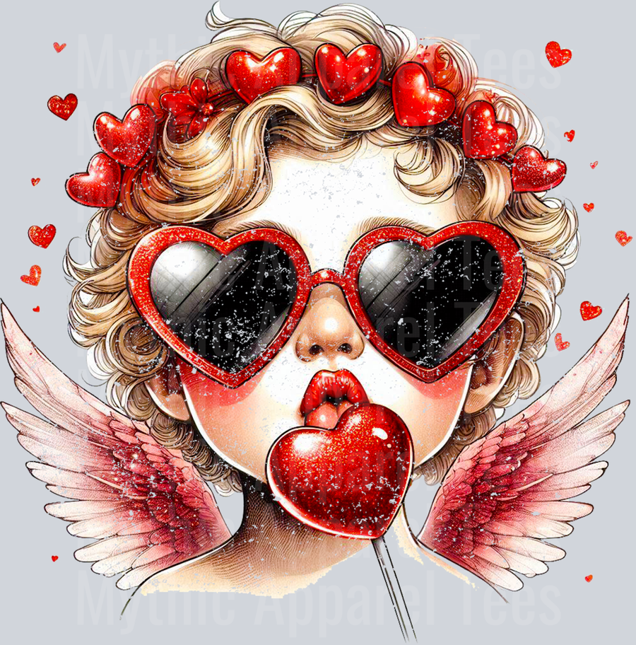 Cupid Sucker Distressed Style Combo Valentines Day Design