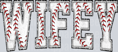 Baseball Wifey School Spirit & Sports