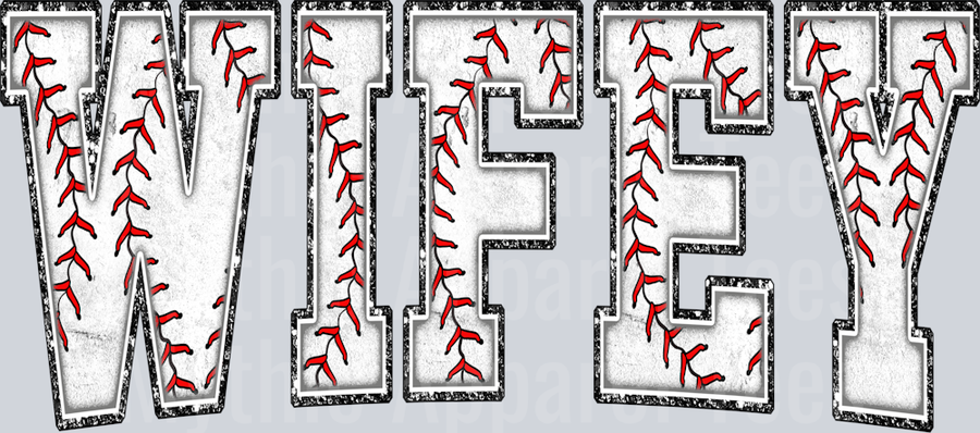 Baseball Wifey School Spirit & Sports