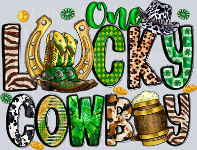 Lucky Cowboy St Patrick's Day