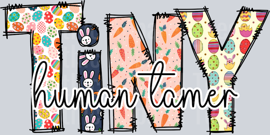 Tiny Human Tamer 2 DTF Mom Transfers