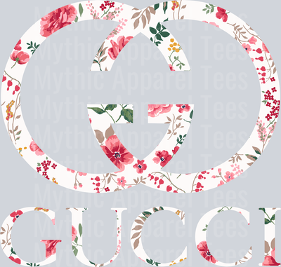 Gucci white patern PNG