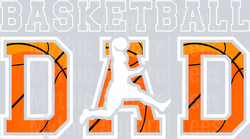 10 Basketball Dad Of A Basketball Player Dad Basketball Father T-Shirt