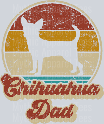 Chihuahua Dad DTF Dad Transfers