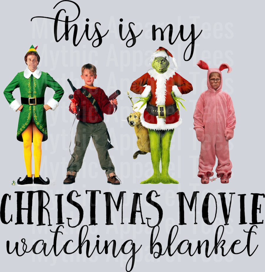 Christmas Watching Blanket Plain