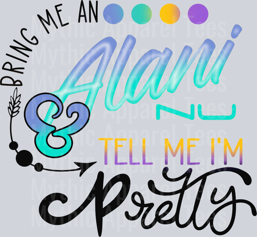 Bring me an Alani nu DTF Alani Transfers