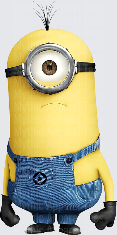 Minnions One-Eyed Stuart Yellow Minion in Denim Overalls