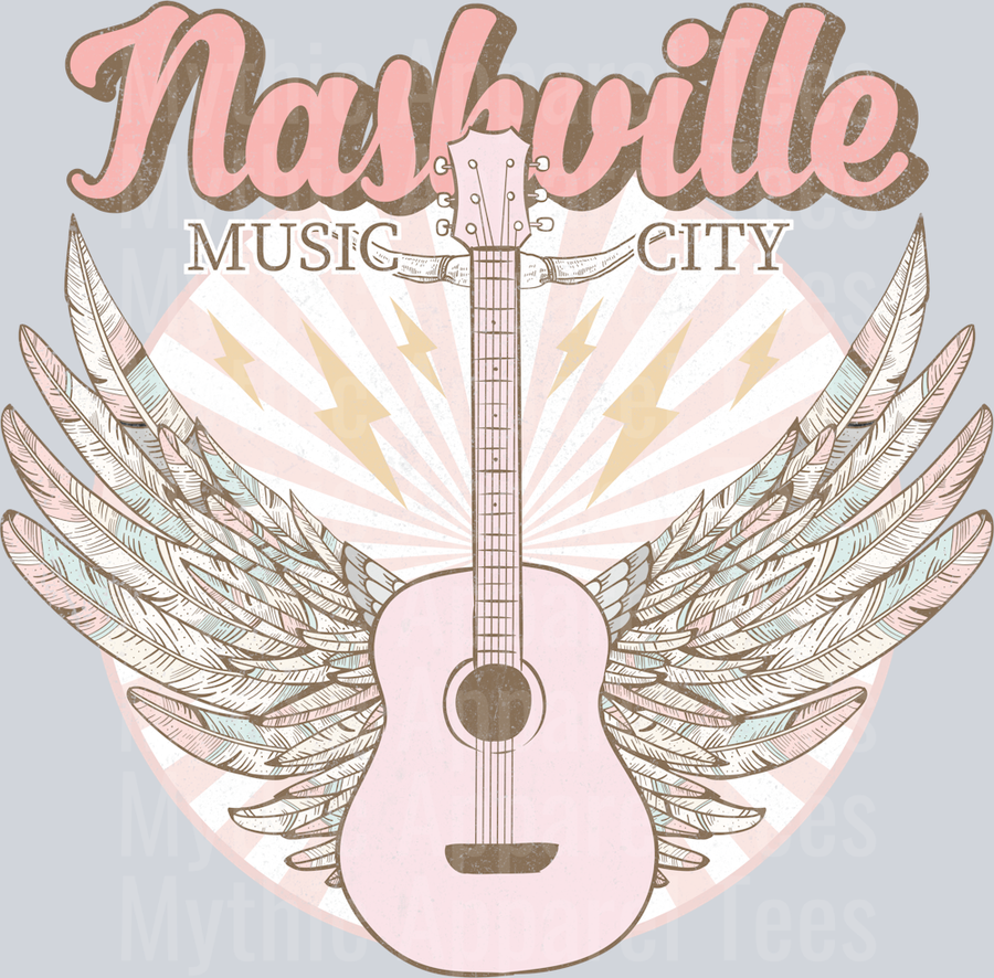 Nashville Music City Country Music Western