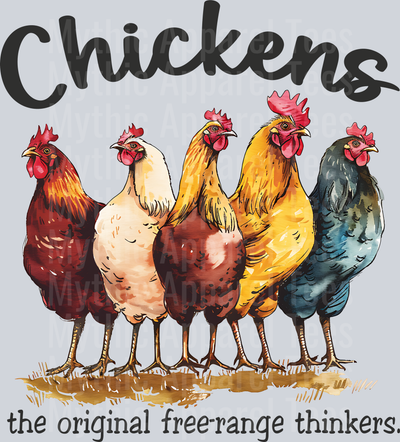 Chickens the original free range thinkers