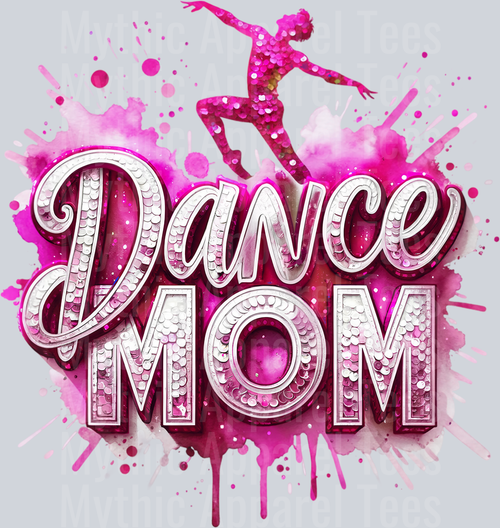 007 Dance Mom Male Dancer Pink DTF Dance Mom Transfers