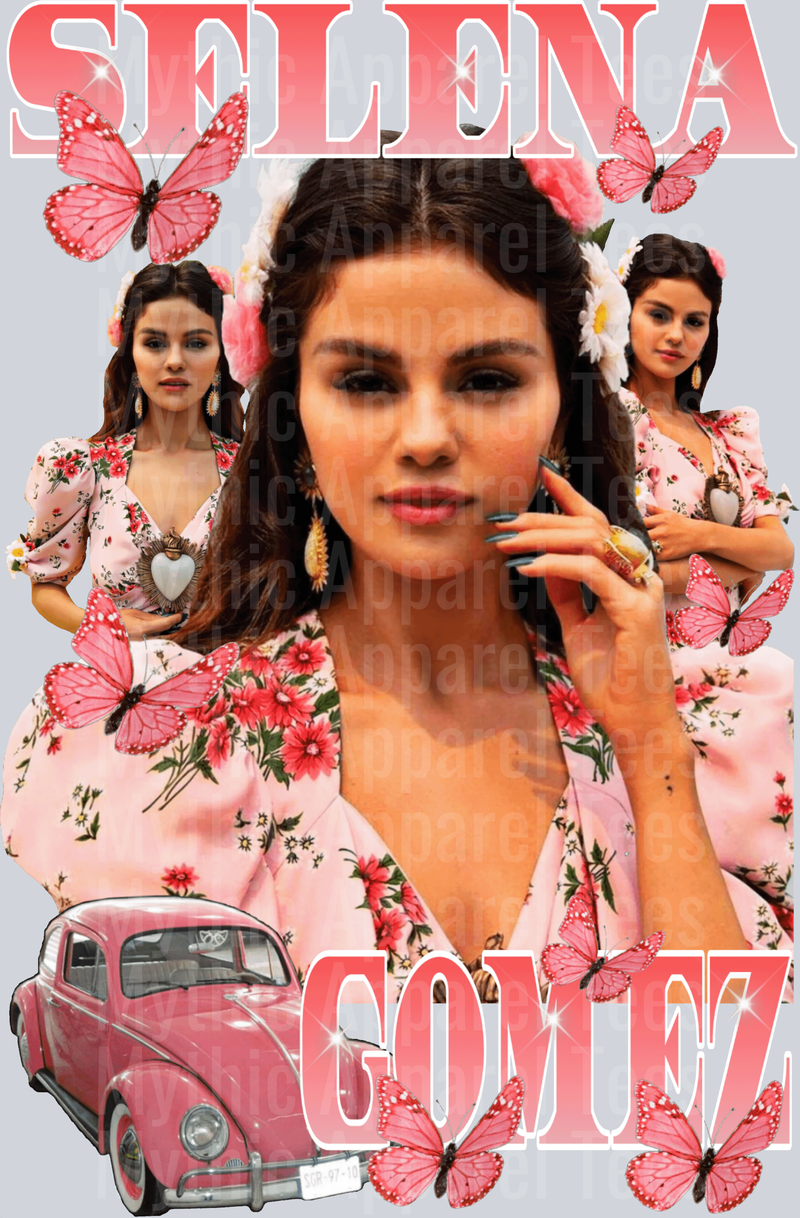 Selena Gomez DTF Pop Culture Transfers