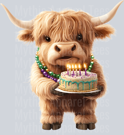 AZ826 Mardi Gras Highland Cow (21)