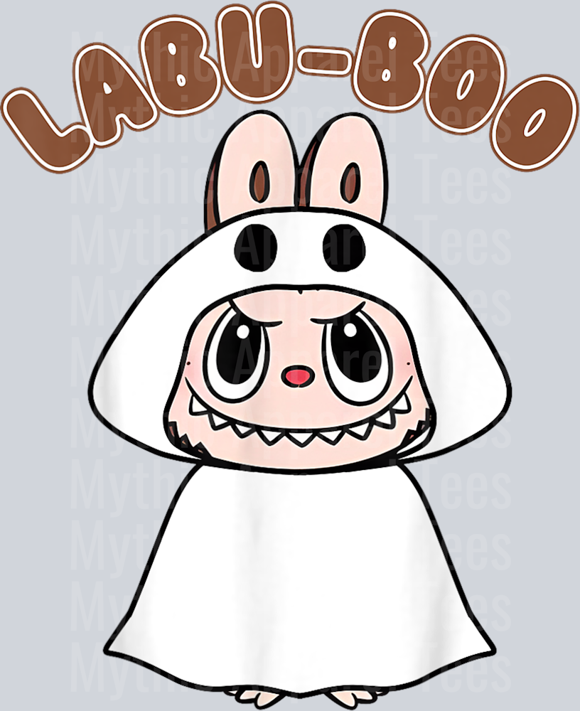 Funny Labubu Halloween Boo Ghost Costume Boo-Labubu Lover T-Shirt