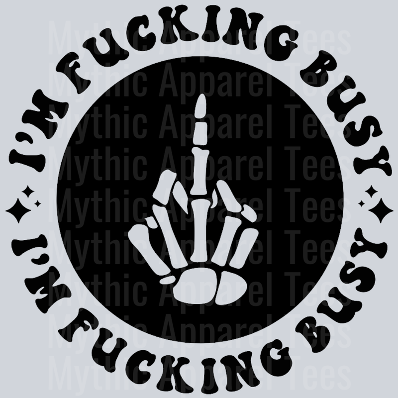Im Fucking Busy Pocket Design