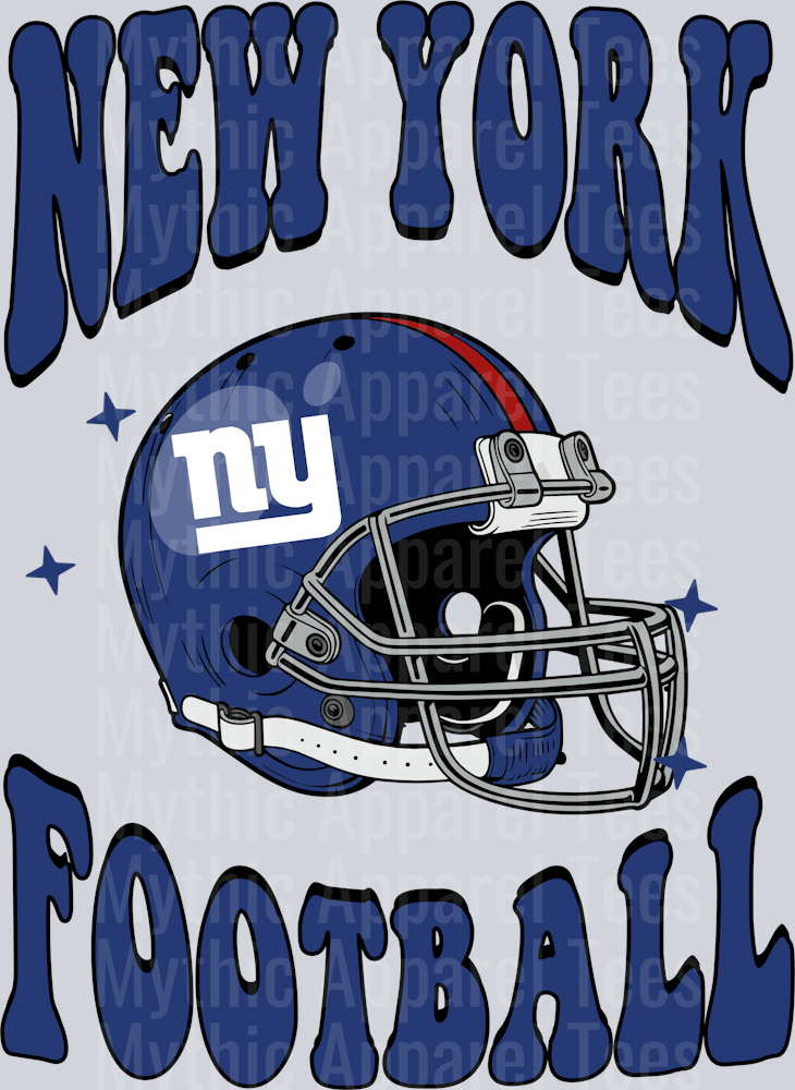 AZ1313 NFL FOOTBALL New York Giants football custom