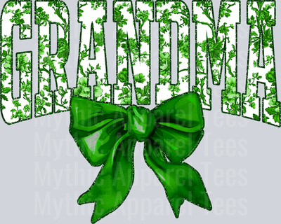 Green Toile Grandma