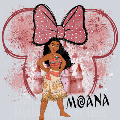 Moana Disney ears Disney Moana DTF Moana Transfers