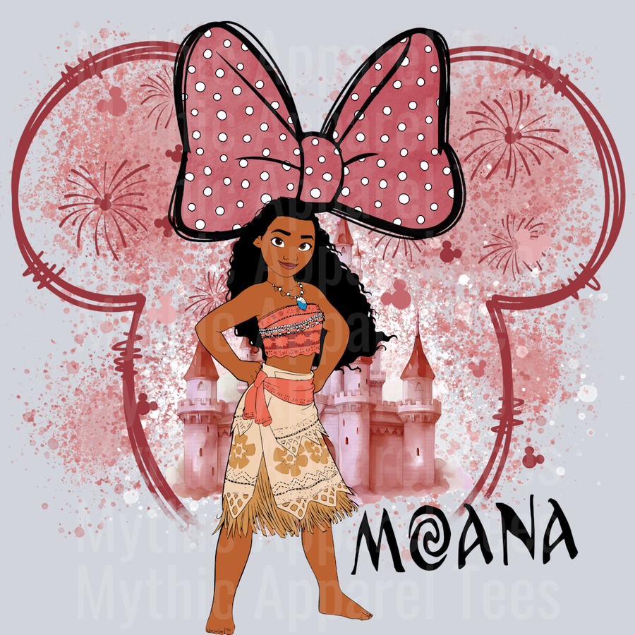 Moana Disney ears Disney Moana DTF Moana Transfers