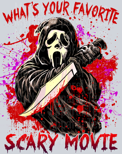 What's your favorite scary movie? Scream Movie DTF Horror Movie Tranfers