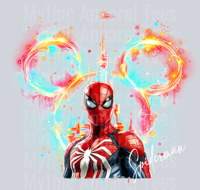 Spiderman Disney Castle Marvel Superhero