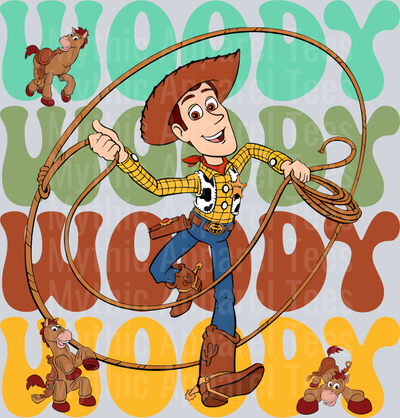 Woody Toy Story DTF Disney Transfers