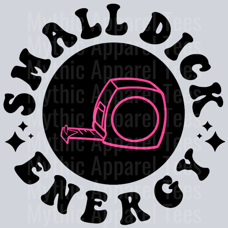 Small Dick Energy Pocket Design Wavy Retro Funny Designs