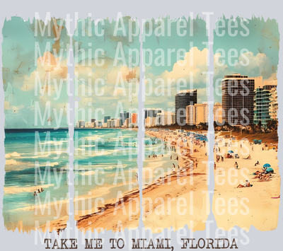 Retro Summer Beach Summer Transfer