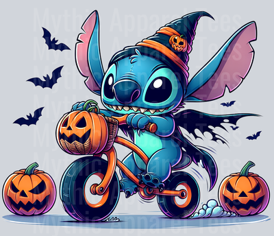 Stitch Halloween Transfer 8 DTF Stitch Halloween Transfers