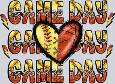 Game Day Basketball And Softball