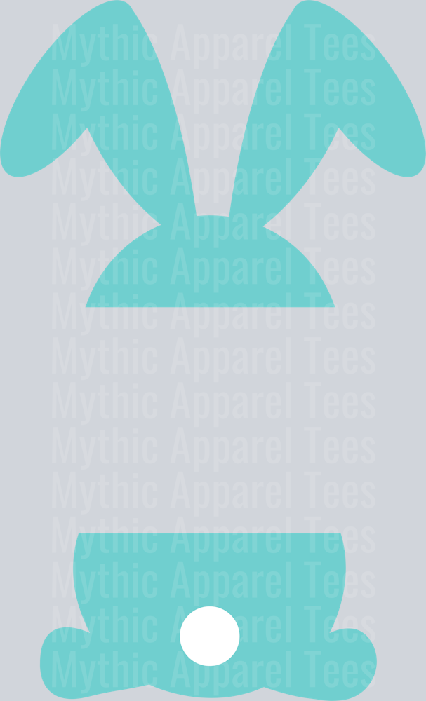 Blue Bunny DTF Easter Transfers