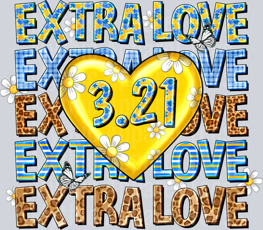 Extra Love Down Syndrome Awareness