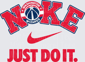 NIKE NBA Teams Washington Wizards Just Do It Swoosh Mashup