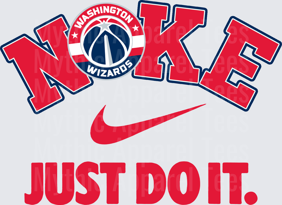 NIKE NBA Teams Washington Wizards Just Do It Swoosh Mashup