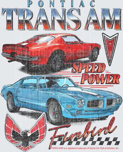 Trans Am Pontiac Firebird Vintage Muscle Car Speed Power T-Shirt
