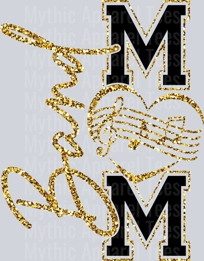 bandmomverticalgoldglitterandblack