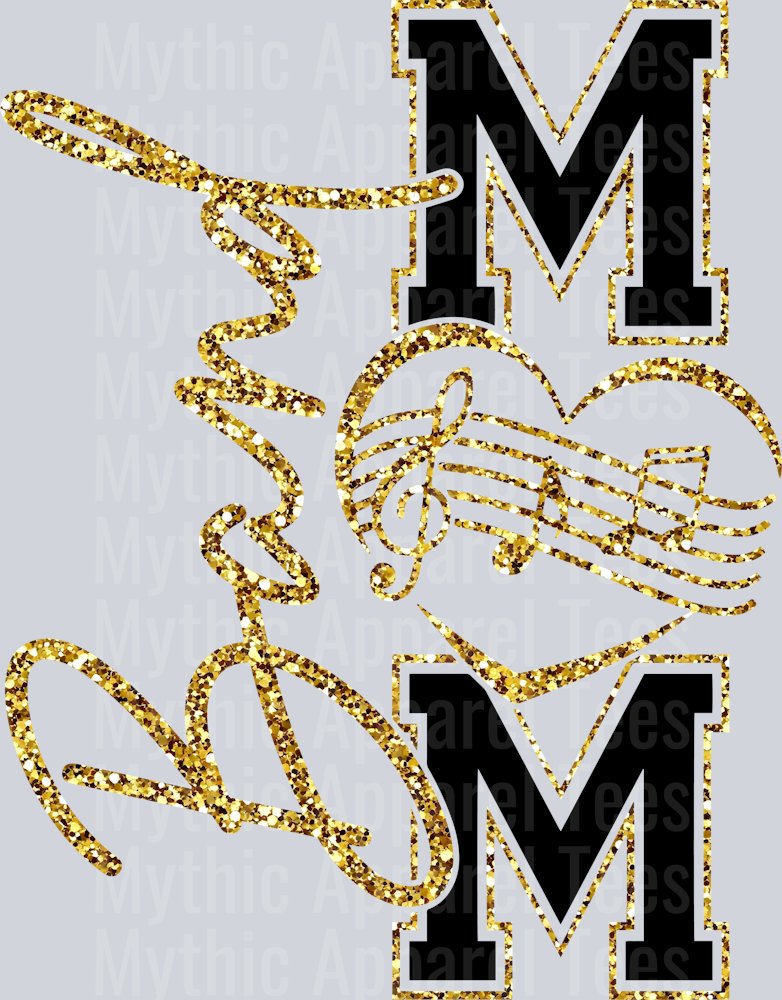 bandmomverticalgoldglitterandblack