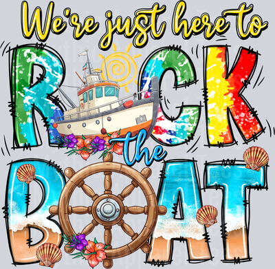 Cruise We just have to rock the boat DTF Summer Transfers