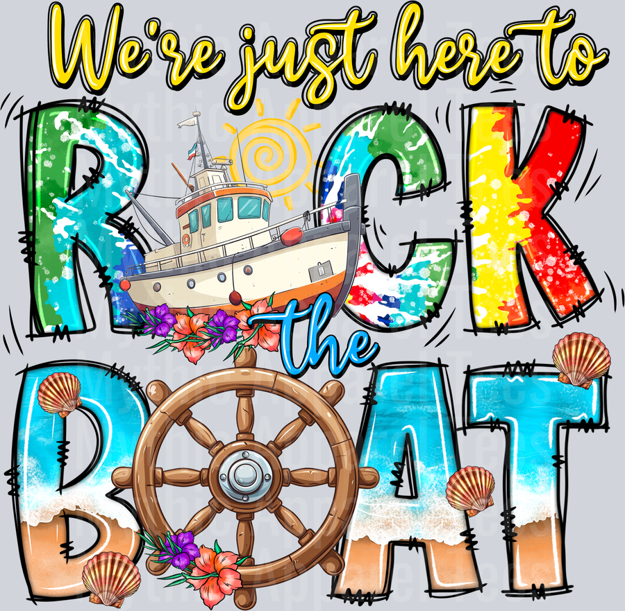 Cruise We just have to rock the boat DTF Summer Transfers