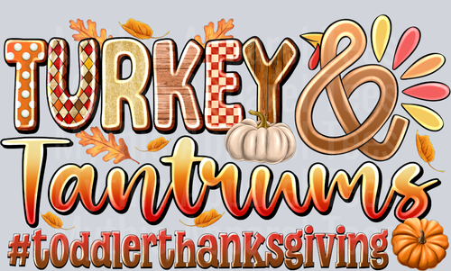 Turkey Tantrums toddler thanksgiving