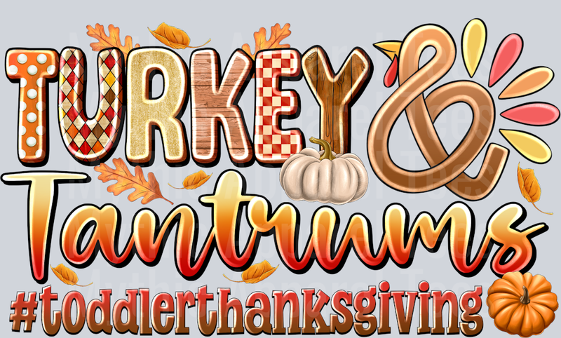 Turkey Tantrums toddler thanksgiving